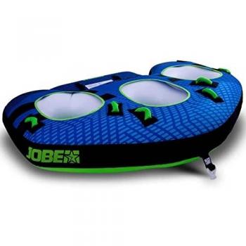 Jobe Remolcable Ridge 3 personas, color Verde y Azul, inflable para deportes acuáticos