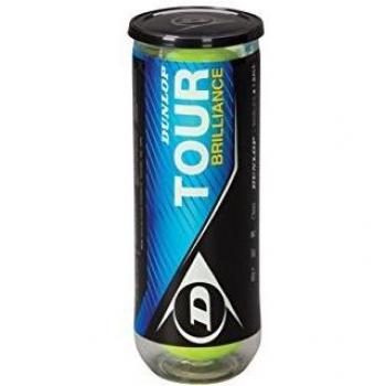 Dunlop Tour Brillance - Pelotas de tenis, 3 unidades