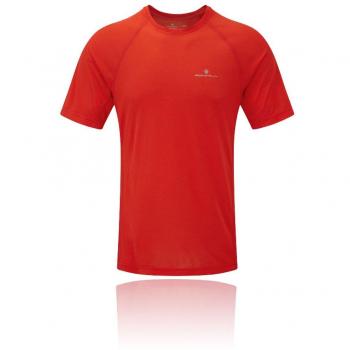 Ronhill Momentum Short Sleeve Camiseta, Hombre, Flame, XL