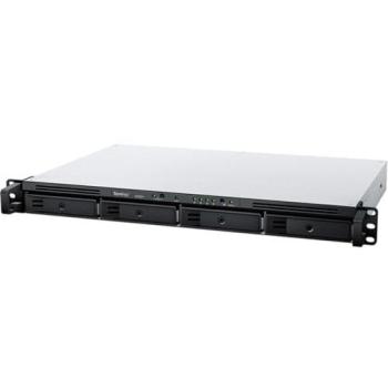 Synology RackStation RS422+ 4-Bay Diskless NAS Server (1U, Ryzen R1600, Black)