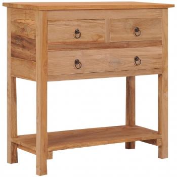 vidaXL Sideboard 78x35x80 cm Solid Teak Wood