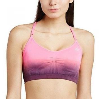 adidas Sport-BH Seamless Bra - Camiseta sin mangas de fitness para mujer, color rosa, talla XS