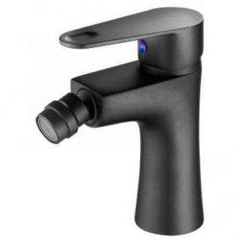 Grifo Monomando Bidet Artic Danubio Negro Moderno