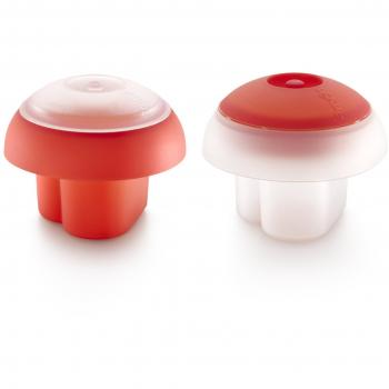 Lékué 3402500SURU008 - Kit de 2 cuecehuevos en forma de corazón