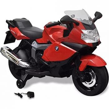 vidaXL Moto Eléctrica de Juguete Rojo Motocicleta de Juego para Niños