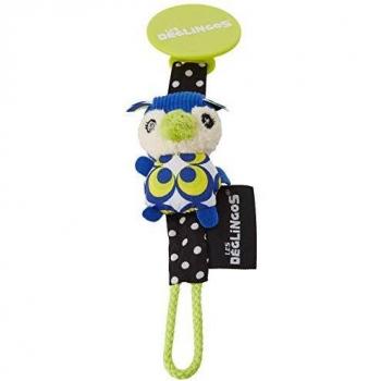 Déglingos Frigos - Cadena chupete con diseño el pingüino, multicolor