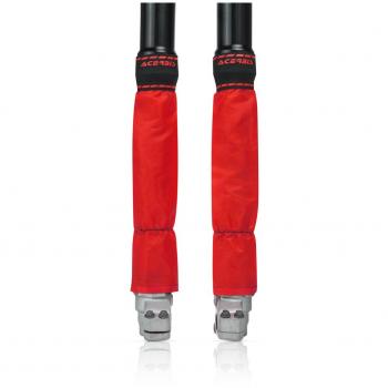 Acerbis Z-Mud Protectores de Horquilla - Rojo (un tamaño)