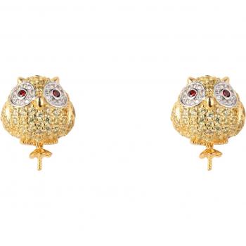 Pendientes Lancaster JLA-EAR-OWL-6 para mujer, 1,2 cm
