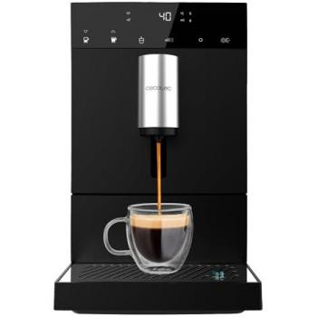 Cafetera Superautomática Cecotec 01719 Cremmaet Compact, 1350 W, 19 Bares, Sistema de Calentamiento por Thermoblock, Depósito de 150 gr de Café con Molinillo y Cap