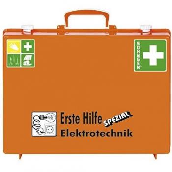 Kits de Primeros Auxilios Especiales para Elektrotechnik Söhngen, Tipo 2, DIN 13157, Móvil y Ampliable en Color Naranja