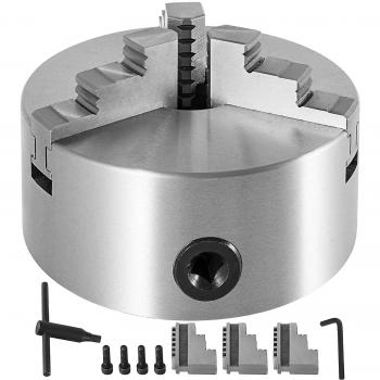 Torno de 3 mandíbulas Chuck K11-200 200mm Autocentrado Hierro fundido Mandíbula interna de 8 pulgadas