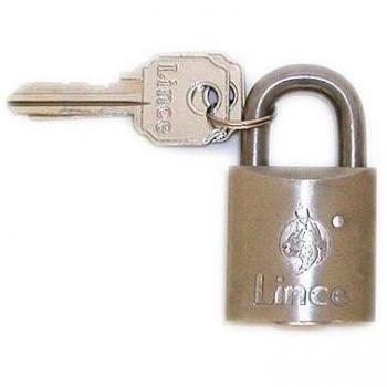 Conjunto de 12 Candados Inoxidables con Arco Normal Lince 550/35