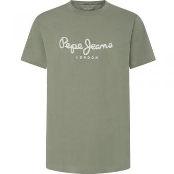Camiseta Pepe Jeans Abel Verde Palma 2XL para Hombre