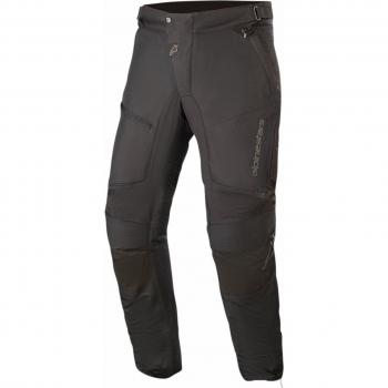 Pantalones de Moto Alpinestars Raider V2 Drystar Negros - Pantalones textiles de motocicleta, impermeables, transpirables, con refuerzos en las rodillas y protección CE