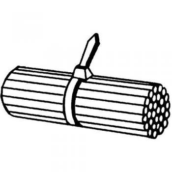 Abrazadera para cables HELLA 8HL 717 962-121 - Longitud: 612mm - Ancho: 9mm - Color: Negro