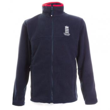Inglaterra Cricket Classic Full cremallera forro polar, Azul