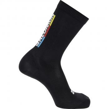 Calcetines de running unisex Pulse Race Flag Crew Salomon