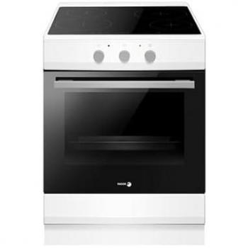 Cocina de Inducción Fagor FACI2003B - 4 Fuegos - Horno Eléctrico - 65 Litros - Blanca
