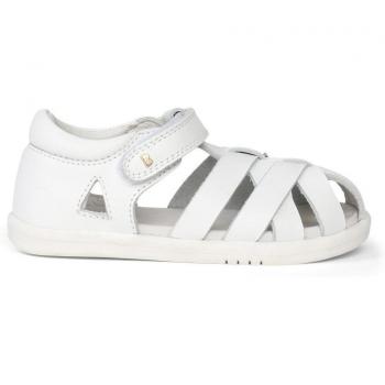 Sandalias de bebé Bobux Tropicana II en color blanco, ideales para el verano