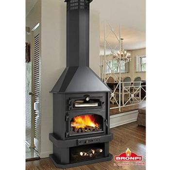 CHIMENEA CON HORNO BRONPI MODELO EBRO