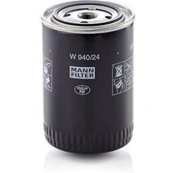 Original MANN-FILTER Filtro de aceite W 940/24 – Filtro hidráulico – Para camiones, Autobuses y vehículos de utilidad