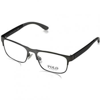 Ralph Lauren Polo 0PH1178, Monturas de Gafas para Hombre, Semi Shiny Dark Gunmetal, 54