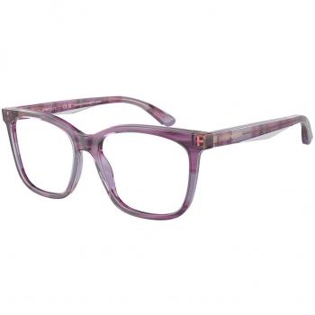 Emporio Armani EA3228 6056 Gafas Recetadas para Mujer Purple con armazones de color púrpura y lentes de 53 mm