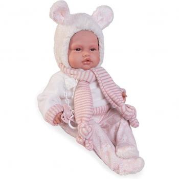 Muñecas Antonio Juan Babydoo Palabritas 50 cm con Capota de Orejitas
