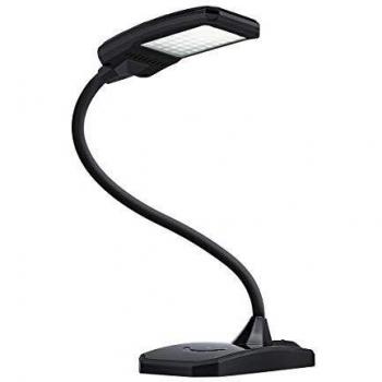Lámpara de escritorio LED Hansa Twist 6W, 300 Lúmenes, brazo flexible, color negro