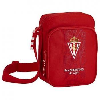 Bandolera de Real Sporting de Gijón Oficial con Bolsillo Exterior
