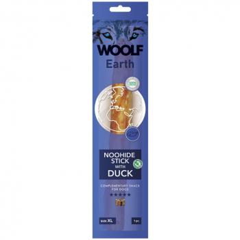 Barrita de Pato para perro Woolf Earth Noohide XL - Snack natural, sin cereales, alta en proteínas, sabor irresistible, ideal para perros de todas las razas y tamaños