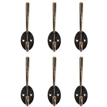 Interesting® Hierro antiguo Casa Abrigo Sombrero Toalla ganchos de pared Perchas de puerta de accesorios de baño
