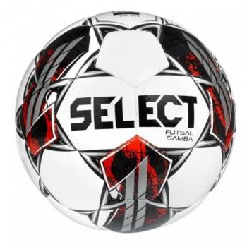 Select Balón Futsal Samba FIFA Basic, Fútbol blanco unisex, tamaño 4, material de poliuretano, diseño con costuras a máquina, superficie lisa para un mejor control del balón y aprobado por la FIFA