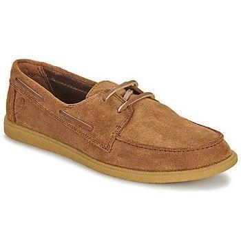 Clarks Clarkbay Go Men's Loafers / Casual Shoes in Brown, Suede Boat Shoe - Cola, Male, Size: 7 UK