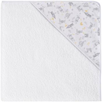 Eiffel Baby Capa de Baño Bebe. Toalla de Rizo con Capucha. 100% Algodón Natural. Calidad Diseño Estamapado Infantil. Tamaños 80 x 80 cm. Absorbente Suave Duradera. Inglaterra Color Gris