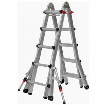Escalera Aluminio Telescópica 5+5 Peldaños