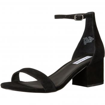 Steve Madden Irenee Women's Ankle Strap Black Sandal 8.5 M