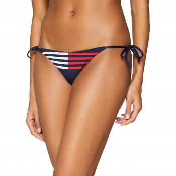 Tommy Hilfiger String Side Tie Bikini, Braguita Mujer, Azul