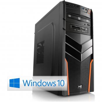 Gaming PC IDV FX-6300-2 incluye Windows 10 Pro - AMD Hexa-core FX-6300 6 x 3500 mhz, GeForce GTX 960, 8 GB RAM, disco duro de 1 TB, 10-en-1 lector de tarjetas
