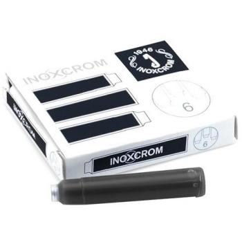 Inoxcrom Pack de 6 Cartuchos de Tinta para Estilográfica Color Negro