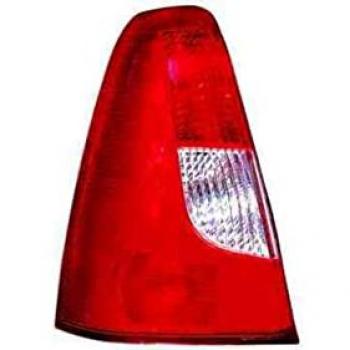 Piloto trasero izquierdo Dacia Logan 4P (04-08) nuevo, modelo IPARLUX 16250101, sin portalámparas, color blanco y rojo