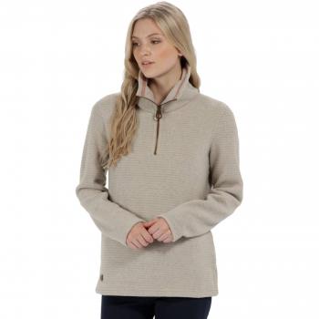 Regatta Solenne Chaqueta de Forro Polar, Mujer, Crema, 10