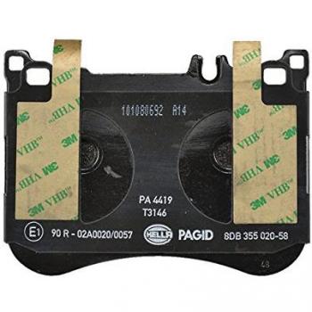 Juego de pastillas de freno HELLA 8DB 355 020-581 para Mercedes CLS, E-Klasse, S-Klasse y SL