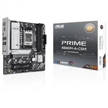 Placa Base ASUS PRIME B840M-A-CSM AM5 micro ATX - 4x DDR5, 3x M.2 PCIe 4.0, USB 3.1, LAN 2.5Gbps