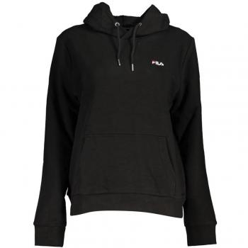 Fila Black Cotton Hoodie for Men - Size L