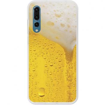 German Tech Funda Gel para Huawei P20 Pro, Carcasa TPU Flexible Fabricada con la Mejor Silicona, Protege y se Adapta a la Perfección a tu Smartphone y con Nuestro Exclusivo Diseño Cerveza Rubia.