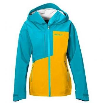 Marmot Wm's Huntley Jacket Chubasquero Rígido, Chaqueta, Prueba De Viento, Impermeable, Transpirable, Mujer, Solar/Enamel Blue, S