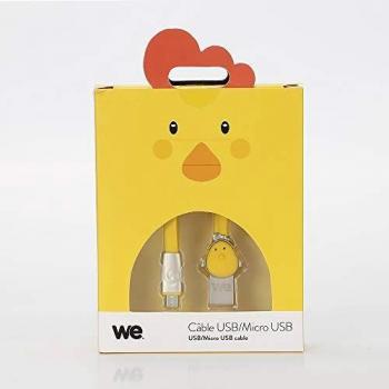 Micrófono USB para streaming con trípode ajustable y filtro anti-pop incluido - Cable USB plano de 1m tipo gallina para niños - Conectores de zinc - Color amarillo