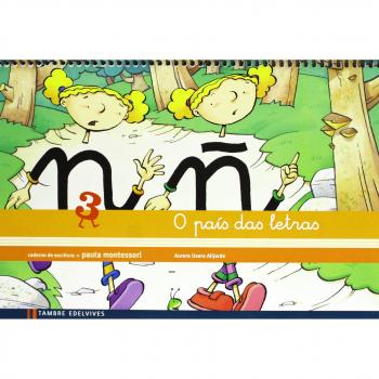 Caderno de escritura Pauta Montessori 3: O país das letras - 9788415165897
