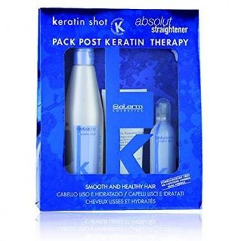Salerm Cosmetics Kit Keratin Shot Mantenimiento Tratamiento - Paquete de 3 x 266.67 ml - Total: 4.00ml